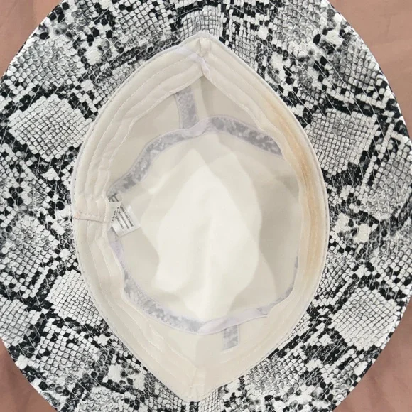 Snakeskin Print Bucket Hat - Picture 5 of 5